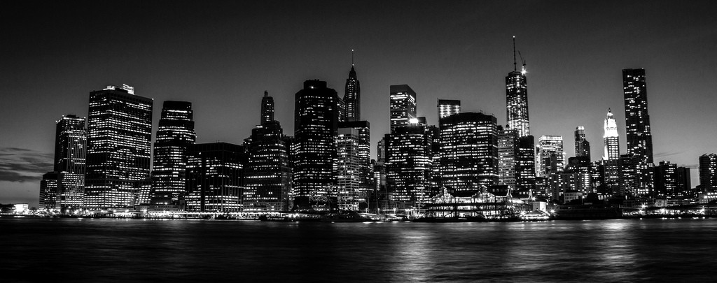 Black and White New York Skyline