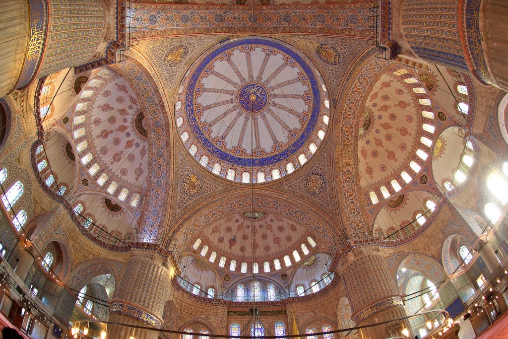 Blue Mosque Ceiling