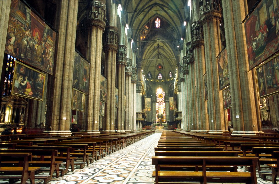 Inside Milan Duomo
