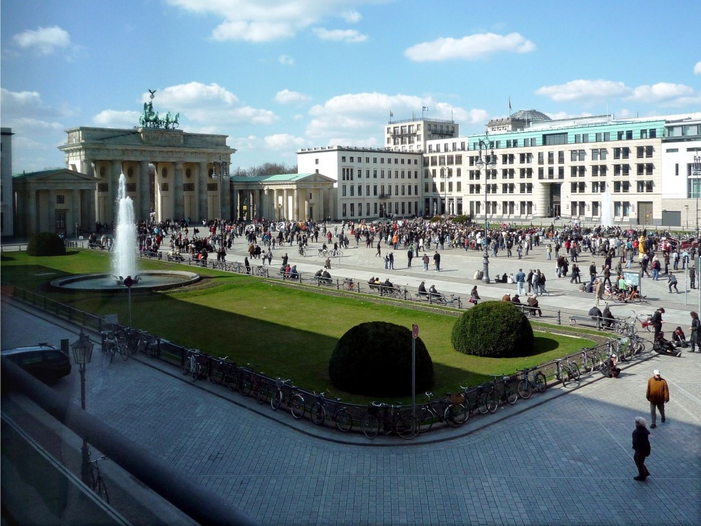 Pariser Platz and the Brandenburg Gate