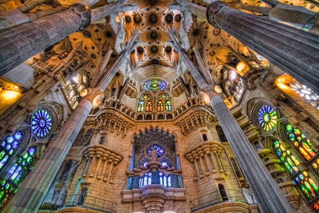 Inside the Sagrada Familia