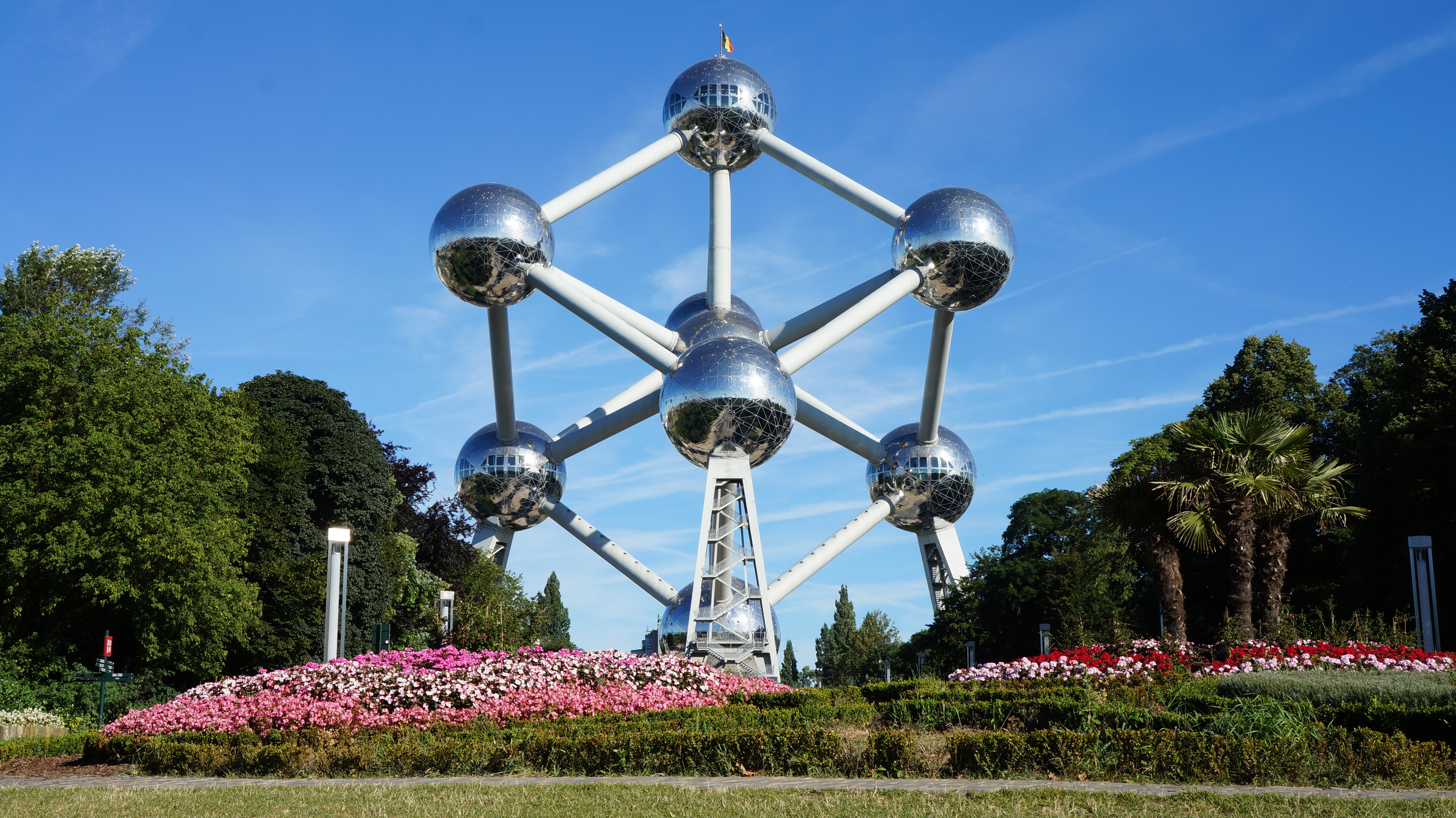 Outside view Atomium Brussels
