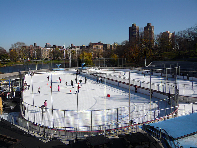 Lasker Rink in Central Park