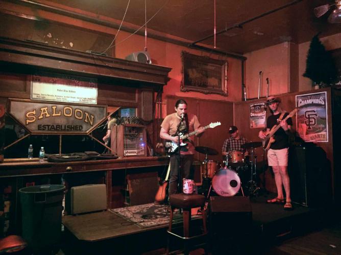 Live music at the Saloon in San Francisco