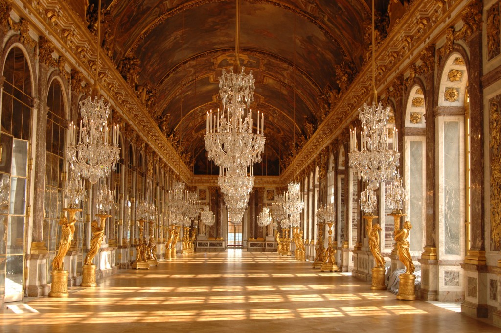 Inside the Versailles palace